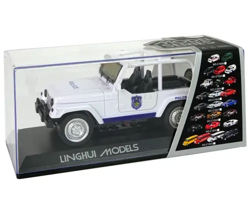 Off-Road Police Car White
