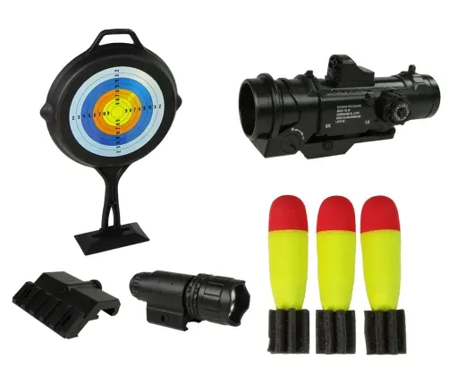 Rifle Grenade Launcher with Sound Flashlight Black