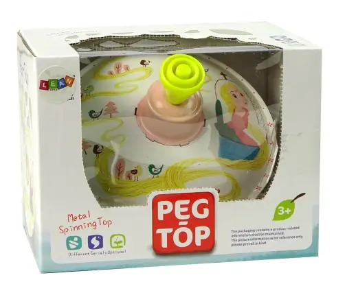 Rapunzel Spinning Top Yellow Metal