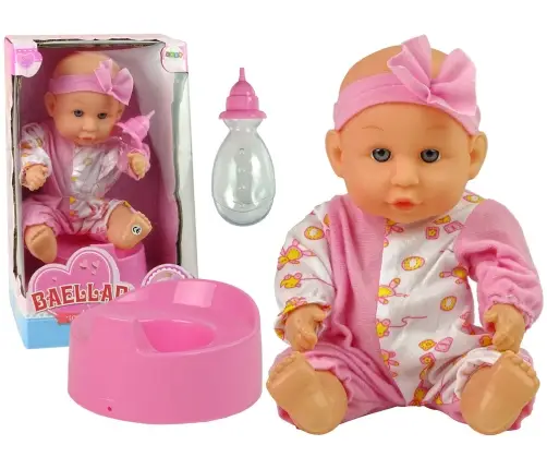 Pink Baby Doll Potty Drink Pee 24 cm Pink Baby Doll Potty Drink Pee 24 cm