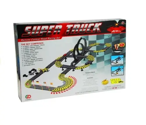 Wonderful Two-lane Racing Track 1157cm Length Wonderful Two-lane Racing Track 1157cm Length