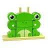 Creative Spatial Wooden Bricks 3D Frog Puzzle