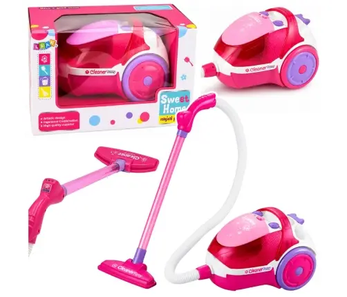 Kids Vacuum Cleaner With Realistic Sound Effects And Sucking Function