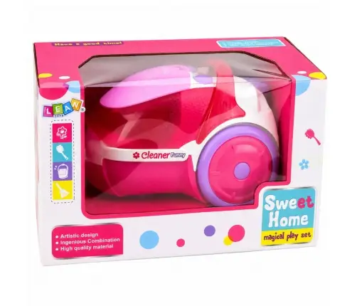 Kids Vacuum Cleaner With Realistic Sound Effects And Sucking Function