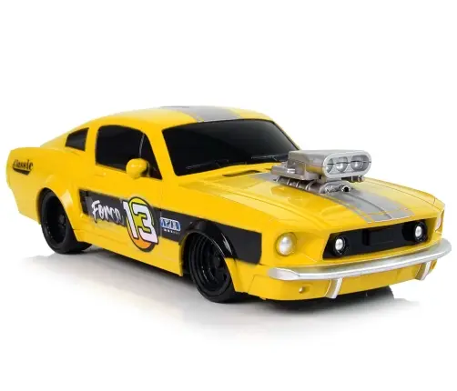 Radiovadāmā mašīna ar pulti Sports Car Classic 1:20 Yellow Pilot