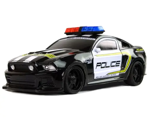 Cars R/C Police Pursuit Patrol Yellow Sports Car Pilots