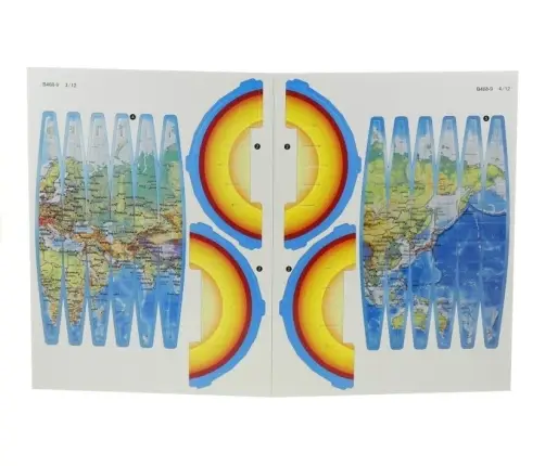 3D Puzzle Globe  47 Elements Model Educational Toy