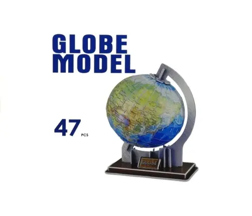 3D Puzzle Globe  47 Elements Model Educational Toy
