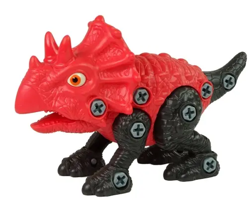 Set Dinosaur Triceratops with Egg DIY Screwdriver