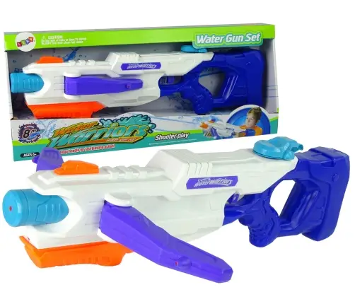 Water Gun 1000ml White-Blue Extendable Arm