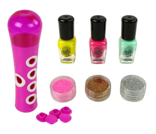 Nail Painting Set Nail Glitter Dispenser Nail Lacquer Stickers Nail Painting Set Nail Glitter Dispenser Nail Lacquer Stickers