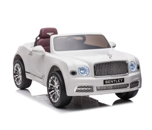 Vienvietīgs elektromobilis Bentley Mulsanne White