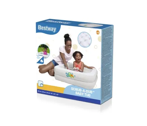 Inflatable Paddling Pool 86 x 86 x 25 cm Bestway 51116