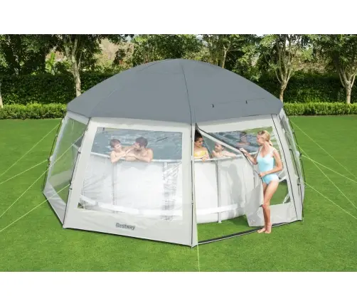Gazebo Tent For Swimming Pool 600 x 600 x 295 cm Bestway 58612 Gazebo Tent For Swimming Pool 600 x 600 x 295 cm Bestway 58612