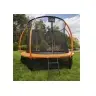 Batuts ar drošības tīklu un kāpnēm 244 cm (8ft) LEAN SPORT BEST Orange
