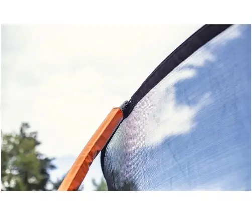 Batuts ar drošības tīklu un kāpnēm 244 cm (8ft) LEAN SPORT BEST Orange