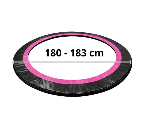 Atsperu aizsargs batutam Sport Max 183 cm (6ft) Black-Pink