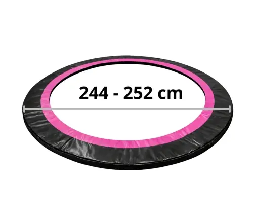 Aizsargpārsegs batutam Sport Max 244 cm (8ft) Black-Pink