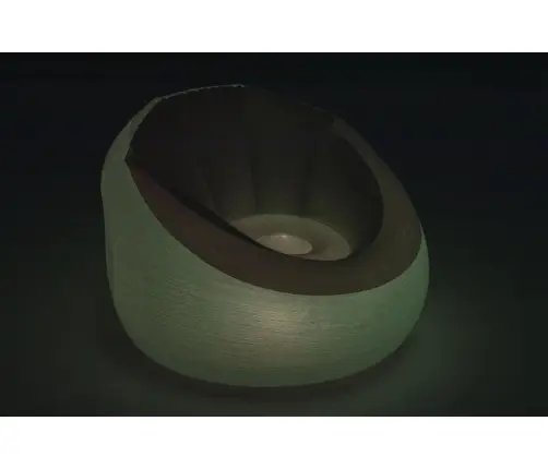 Bestway 75086 inflatable illuminated armchair 102 x 97 x 71 cm