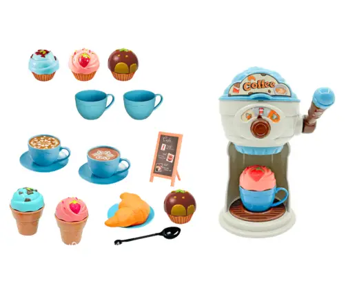 Set of Sweets Cafe Ice Cream Machine Cups Muffins