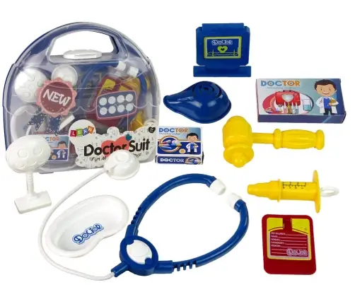 Doctor Kit in a Carrying Case Doctor Stethoscope Syringe Doctor Kit in a Carrying Case Doctor Stethoscope Syringe