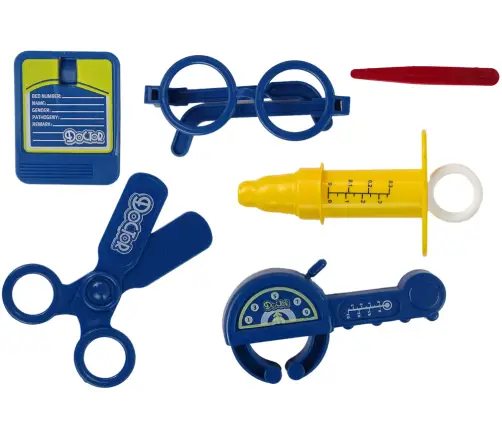 Doctor Kit in Backpack Doctor Stethoscope Scissors Yellow