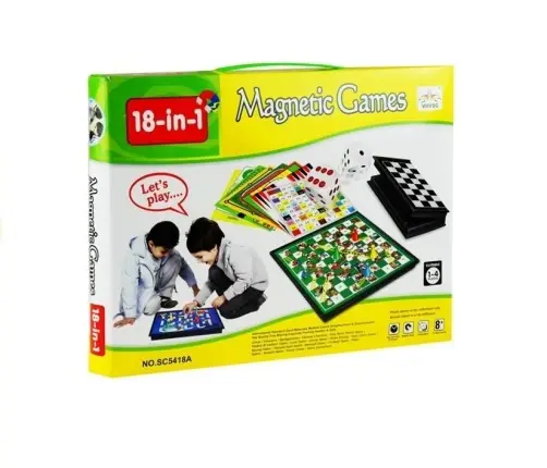 Big Games Set 18 Gameboards Chess Manji Draughts