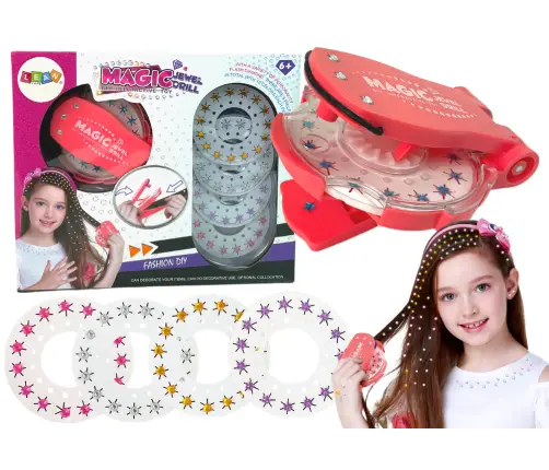 Set of Jewellery Hair Decorations Diamonds Applicator