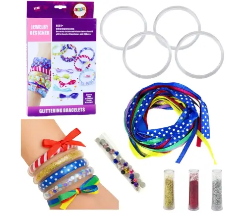 DIY Brocade Ribbon Bracelet Making Kit