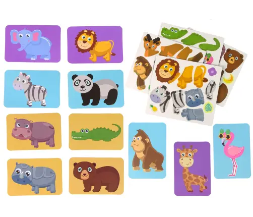 Magnetic Puzzle Book Animals Puzzle Crocodile Monkey