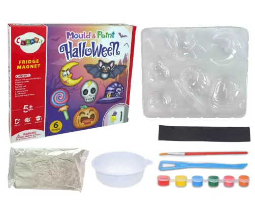 DIY Halloween Magnets Plaster Casts Pumpkin Kit DIY Halloween Magnets Plaster Casts Pumpkin Kit