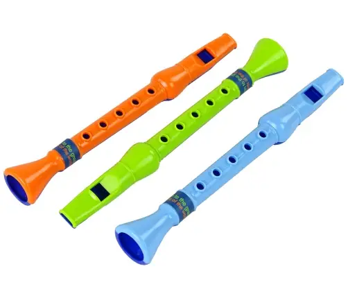 Set of Three Flutes for Children Animals Set of Three Flutes for Children Animals