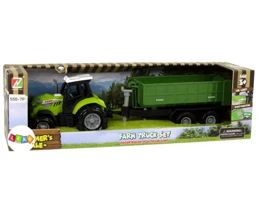 Tractor Detachable Farm Trailer Sound Green
