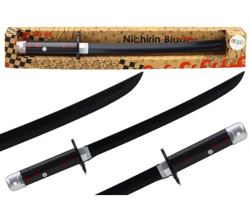 Battery Operated Samurai Nichirin Sword Comfortable Handle Black Sound