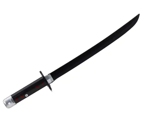 Battery Operated Samurai Nichirin Sword Comfortable Handle Black Sound