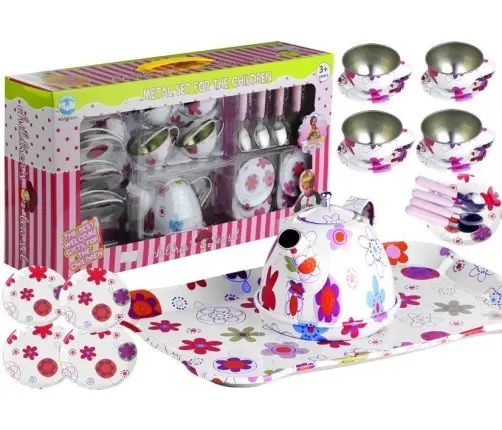 Beautiful Metal Tea Service Kitchen Set Beautiful Metal Tea Service Kitchen Set