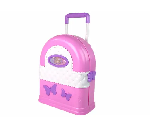 Дом для кукол в сумке с мебелью