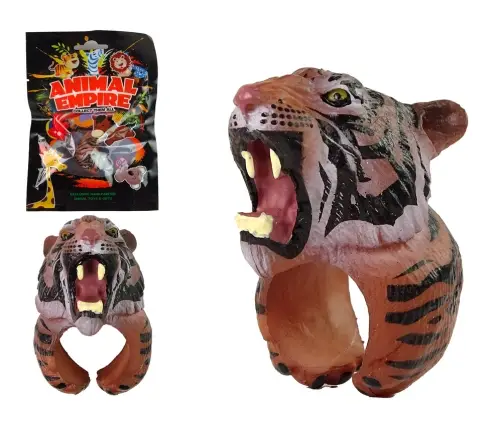 Ring on Hand Educational Animals Bengal Tiger Ring on Hand Educational Animals Bengal Tiger