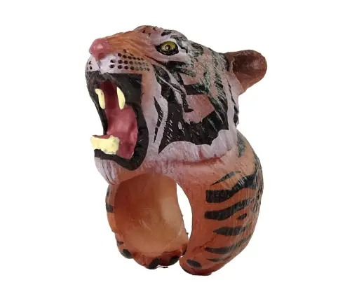 Ring on Hand Educational Animals Bengal Tiger Ring on Hand Educational Animals Bengal Tiger