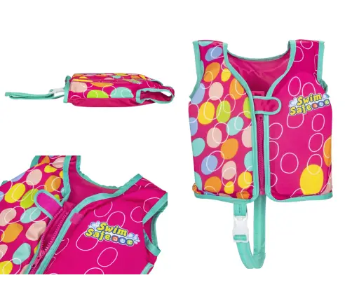 Bestway Pink 56 cm Swimming Vest 32177