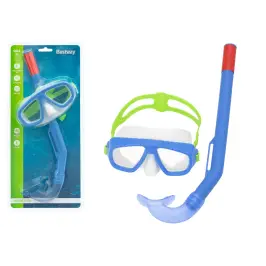 Diving Mask With Snorkel Navy Blue Bestway 24018