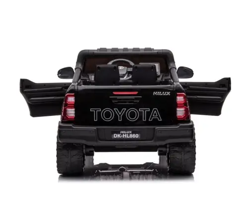 Divvietīgs bērnu elektromobilis Toyota Hilux DK-HL860 Black