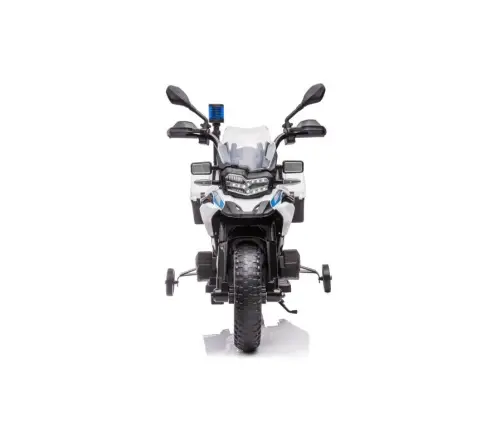 Bērnu elektriskais motocikls Police JT5002B White Bērnu elektriskais motocikls Police JT5002B White