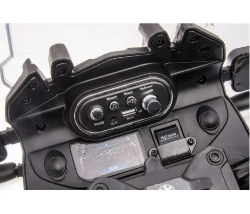Bērnu elektriskais motocikls Police JT5002B White Bērnu elektriskais motocikls Police JT5002B White