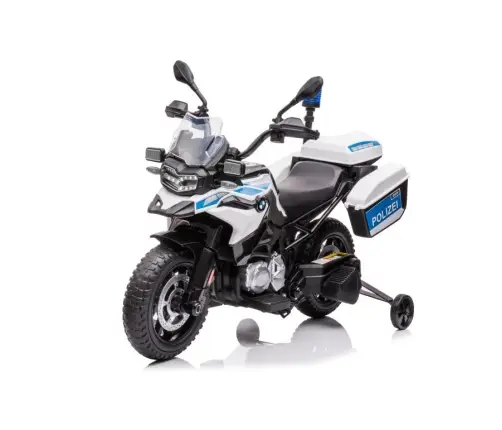 Bērnu elektriskais motocikls Police JT5002B White Bērnu elektriskais motocikls Police JT5002B White