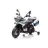 Bērnu elektriskais motocikls Police JT5002B White Bērnu elektriskais motocikls Police JT5002B White
