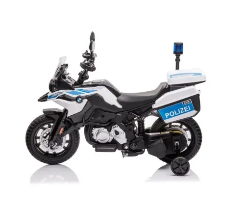 Bērnu elektriskais motocikls Police JT5002B White Bērnu elektriskais motocikls Police JT5002B White