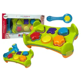 Educational Two-Sided Hammer Punching Sorter Blocks Shapes