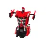 Car Robot 2in1 Remote Control R/C Remote Controlled Red
