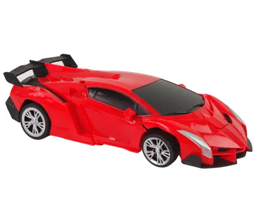 Car Robot 2in1 Remote Control R/C Remote Controlled Red